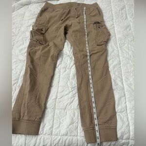 H&M Men's Khaki skinny fit Cargo joggers Pants